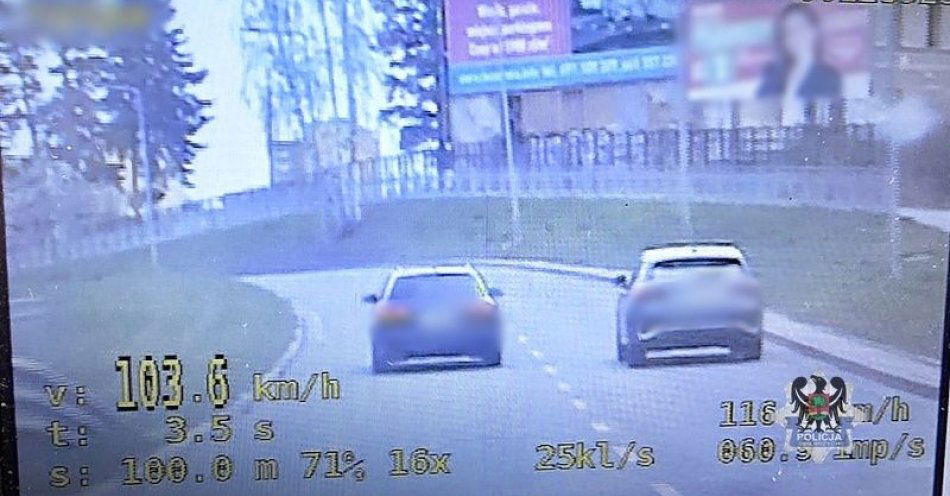 zdjęcie: Mieszkanka powiatu wałbrzyskiego przekroczyła dozwoloną prędkość o 53 km/h i straciła na kilka miesięcy prawo jazdy / fot. KMP w Wałbrzychu