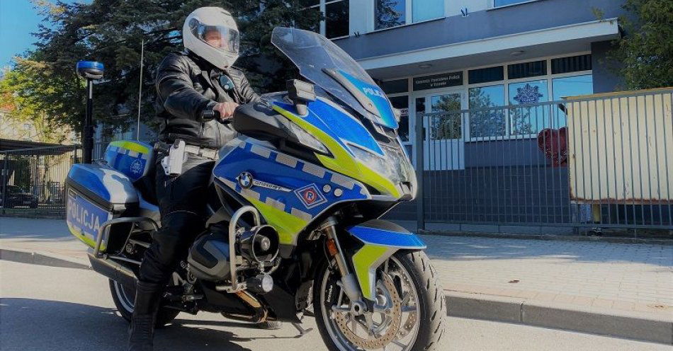 zdjęcie: Nowy motocykl w Komendzie Powiatowej Policji w Tczewie / fot. KPP w Tczewie