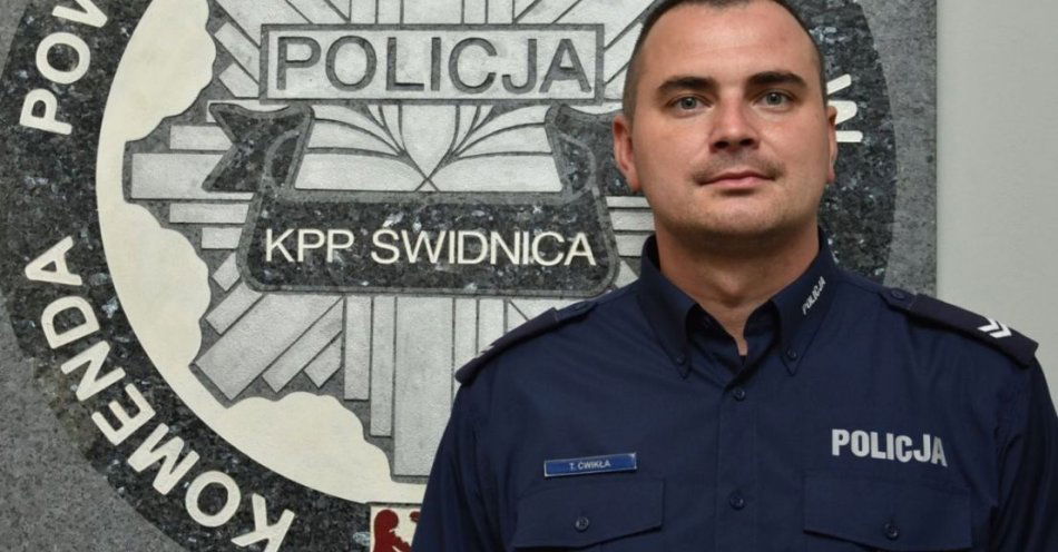 zdjęcie: Wybierz sierż. szt. Tomasza Ćwikłę na Super Dzielnicowego 2026 / fot. KPP w Świdnicy