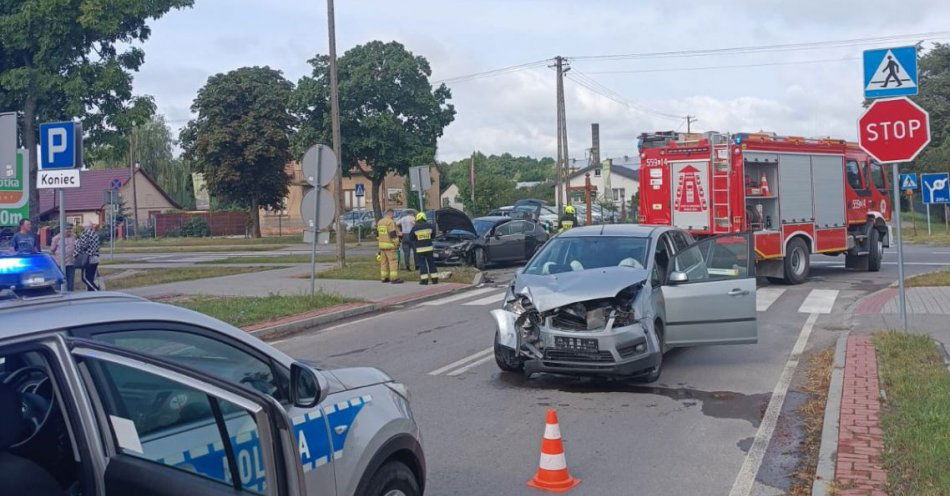 zdjęcie: Zignorowała znak STOP / fot. KPP Włodawa