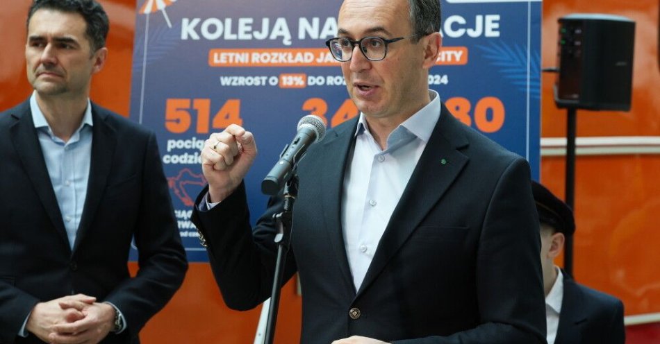 zdjęcie: W te wakacje PKP Intercity uruchomi rekordową liczbę połączeń kolejowych / fot. PAP