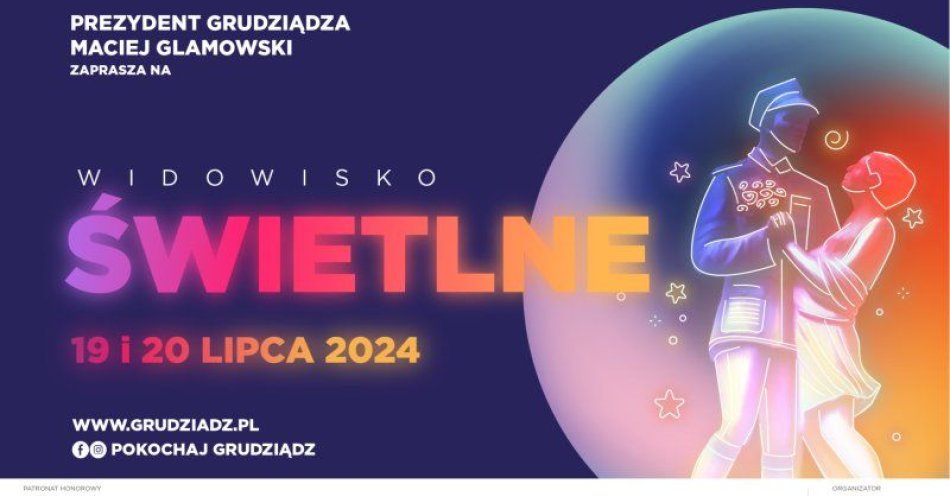 zdjęcie: Widowisko Świetlne / fot. UM Grudziądz