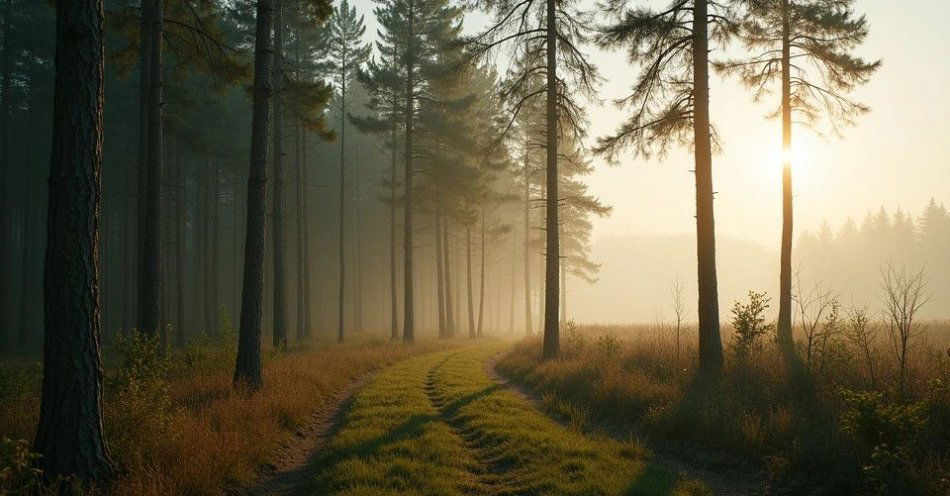zdjęcie: Uwaga mieszkańcy Mońek: akcja szczepienia lisów od czwartku / Leśna polana w okolicach Mońek, naturalne światło /TMAI