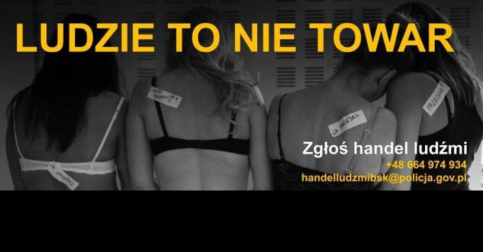 zdjęcie: Jak nie paść ofiarą handlu ludźmi sprawdzone zasady / fot. KPP w Nowym Dworze Gdańskim
