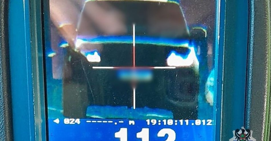 zdjęcie: Tym razem przekroczenie prędkości o 62 km/h w centrum miasta / fot. KMP w Wałbrzychu