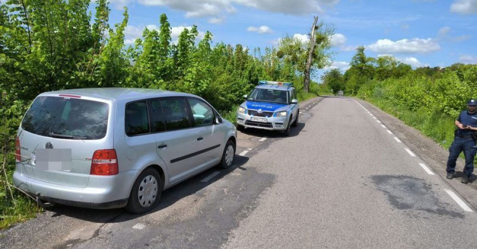 zdjęcie: Świadek ujął pijanego 49-latka kierującego volkswagenem / fot. KPP w Kwidzynie