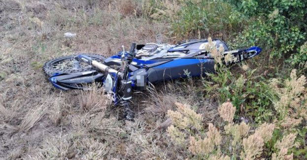 Zdarzenie drogowe z udziałem motocyklisty