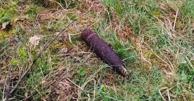 Niewybuch w Markówce