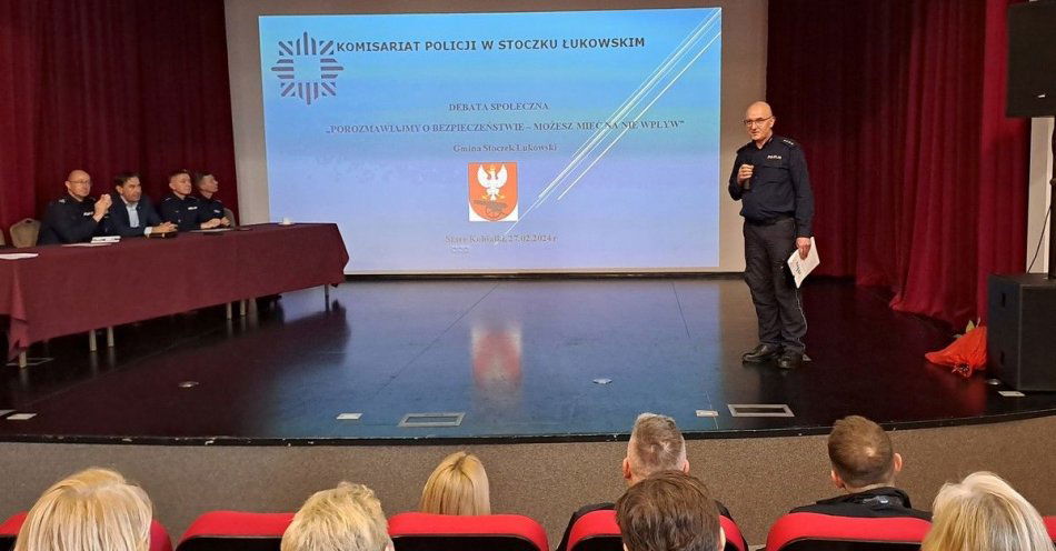 zdjęcie: Kolejne ewaluacyjne debaty społeczne za nami / fot. KPP Łuków