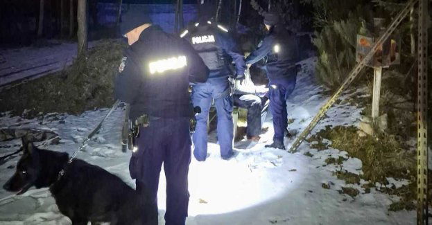 Policyjny pies Demon odnalazł zaginionego 45-latka