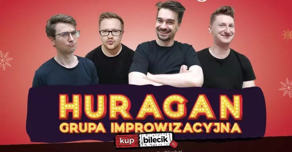 zdjęcie: Spektakl Improwizacji Komediowej Świąteczny Huragan / kupbilecik24.pl / Spektakl Improwizacji Komediowej