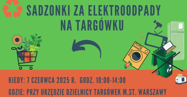 Oddaj elektroodpady i baterie - odbierz rośliny