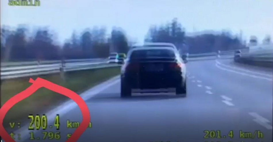 zdjęcie: Jechali z prędkością 200 km/h / fot. KMP w Elblągu