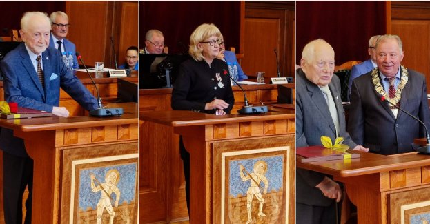 Edmund Dąbrowski, Eugeniusz Nowak i Ekonomik" wyróżnieni tytułem Zasłużony dla Dzierżoniowa