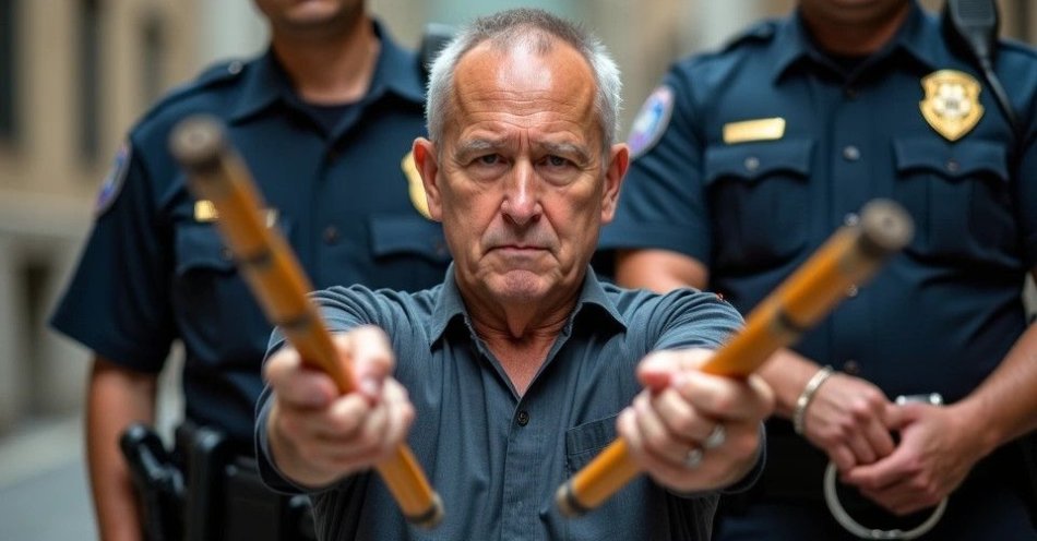 zdjęcie: Atak nożem na policjanta w Toruniu. Zatrzymano 55 letniego mężczyznę / TM/ przykładowa ilustracja