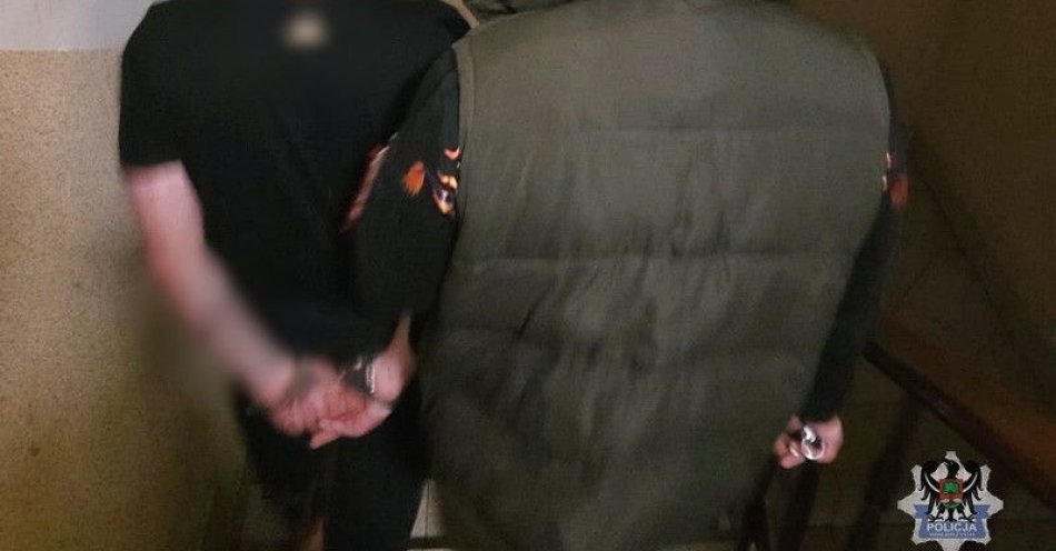 zdjęcie: Poszukiwany listem gończym zatrzymany w centrum Wałbrzycha / fot. KMP w Wałbrzychu