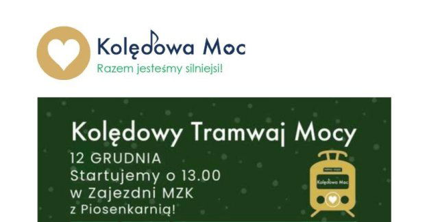 12 grudnia br. wyjedzie na ulice Grudziądza Kolędowy Tramwaj Mocy!