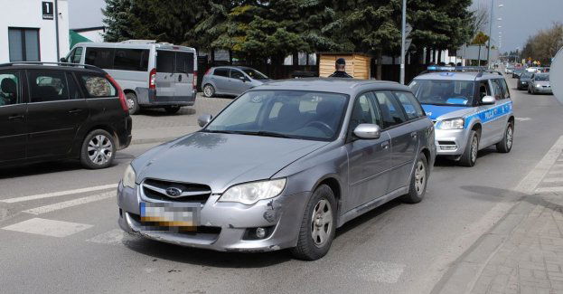 Nietrzeźwy nie był w stanie kontynuować dalszej jazdy