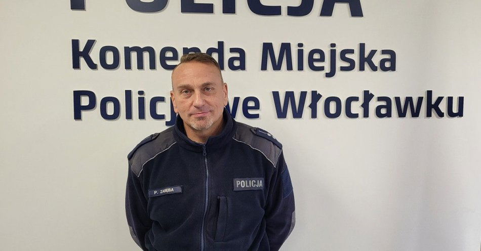 zdjęcie: Policjant we Włocławku zatrzymał złodzieja sklepowego / fot. KMP we Włocławku