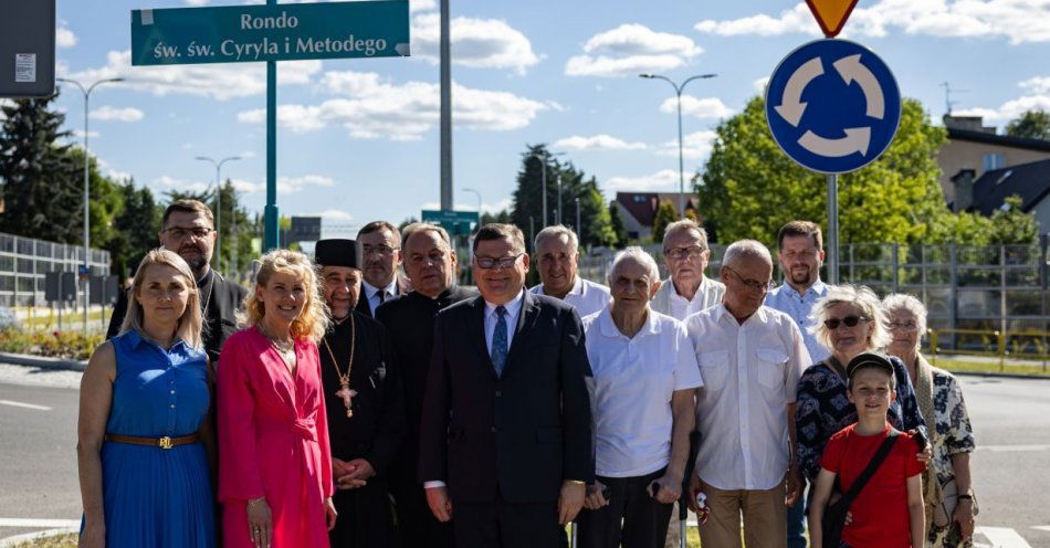zdjęcie: Rondo świętych Cyryla i Metodego / fot. nadesłane