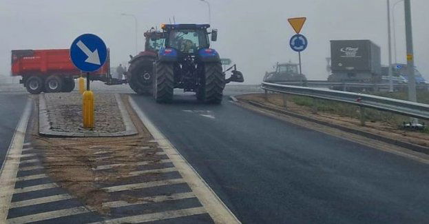 Uwaga! utrudnienia w ruchu drogowym związane z protestem rolników