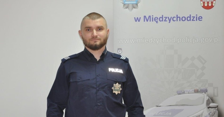 zdjęcie: Głosuj na mł. asp. Mariusza Szuberta w plebiscycie / fot. KPP Międzychód