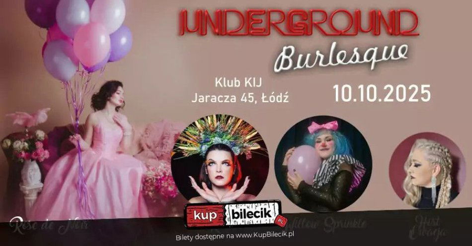 zdjęcie: Burleska by Rose de Noir w klubie KIJ / kupbilecik24.pl / Burleska by Rose de Noir w klubie KIJ