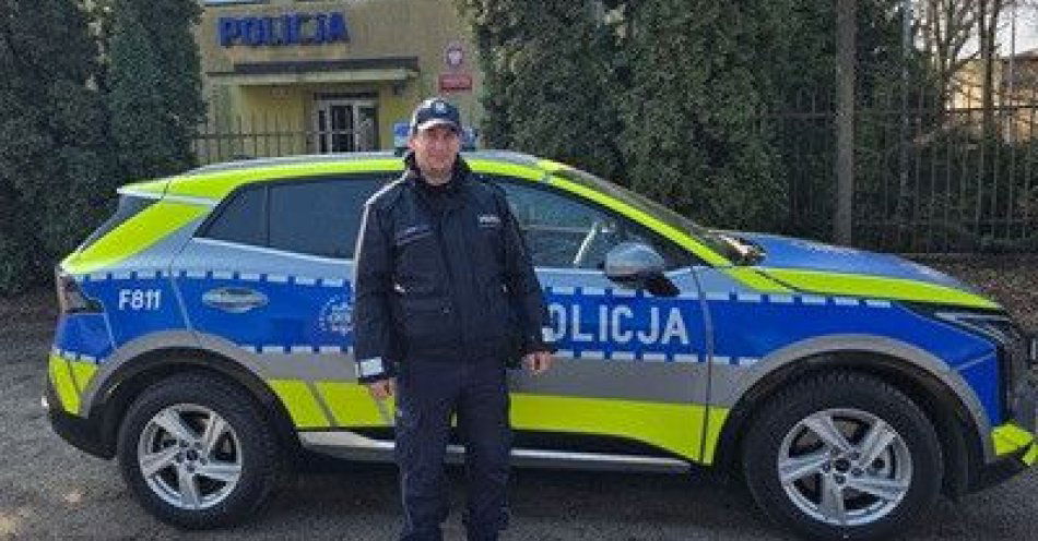 zdjęcie: Wybierz SuperDzielnicowego 2026 z Krośniewic / fot. KPP w Kutnie