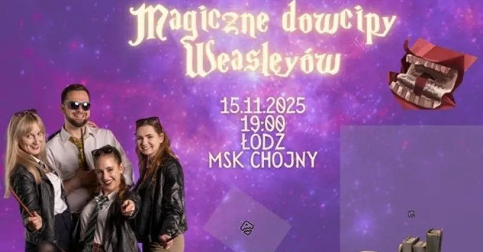zdjęcie: Magiczne Dowcipy Weasleyów / kupbilecik24.pl / Magiczne Dowcipy Weasleyów