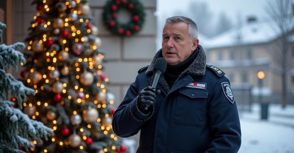 zdjęcie: Świąteczne życzenia Komendanta Policji w Tczewie / TM/ przykładowa ilustracja