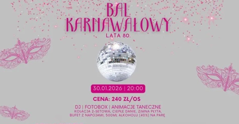 zdjęcie: Bal Karnawałowy w stylu lat 80. / kupbilecik24.pl / Bal Karnawałowy w stylu lat 80.