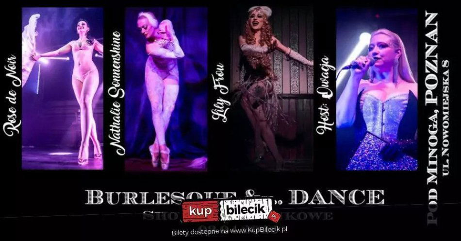 zdjęcie: Burleska by Rose de Noir w klubie pod Minogą / kupbilecik24.pl / Burleska by Rose de Noir w klubie pod Minogą