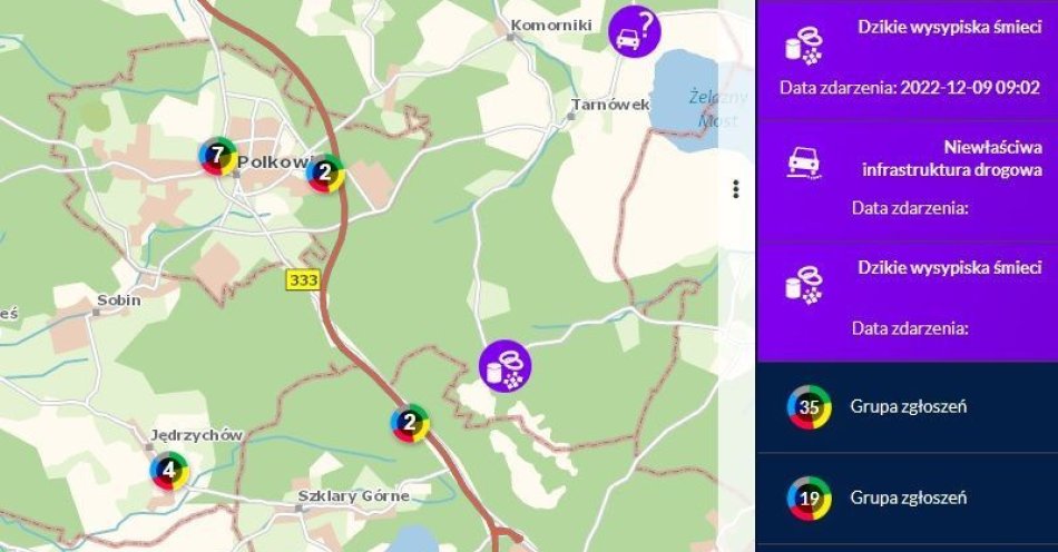 zdjęcie: Polkowice 71 zgłoszeń na Mapie Zagrożeń w listopadzie / fot. KPP w Polkowicach
