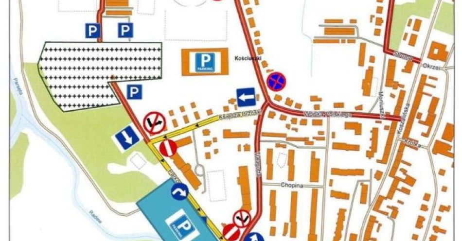 zdjęcie: Zmiany ruchu przy cmentarzach na Wszystkich Świętych / fot. KPP w Białogardzie