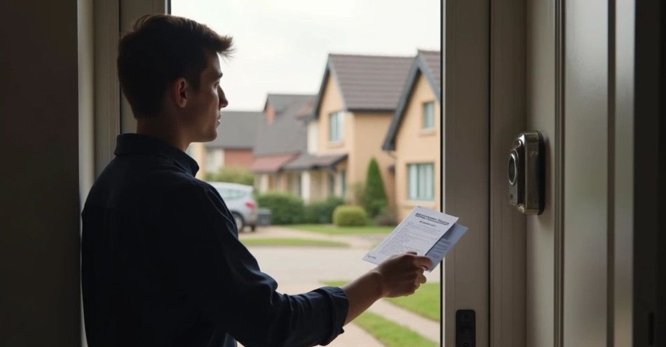 zdjęcie: Twoja czujność chroni dom Sprawdź kto stoi za drzwiami / TM/ przykładowa ilustracja