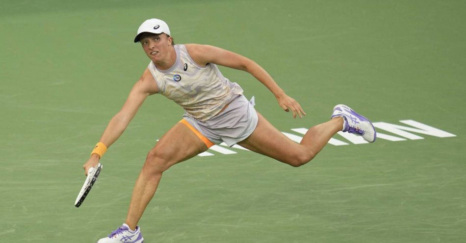 zdjęcie: Turniej WTA w Indian Wells - awans Świątek po trudnym meczu do 1/8 finału / fot. PAP