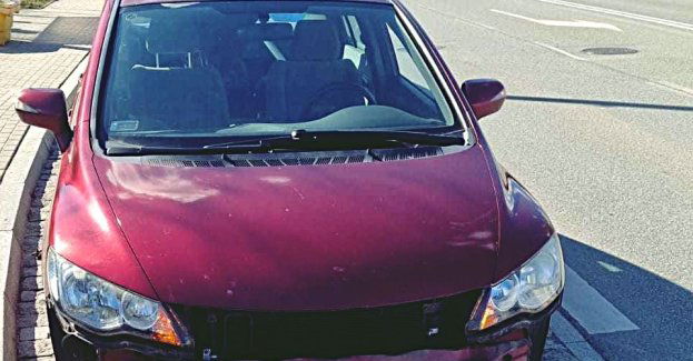 Pijany 73-latek w aucie bez zderzaka ...