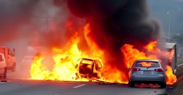 Mężczyzna zginął w pożarze auta elektrycznego w Skierniewicach