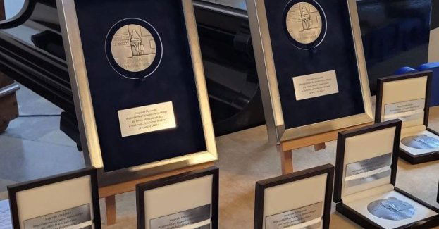 Uroczystość wręczenia medali Hereditas Saeculorum i statuetek Musejon