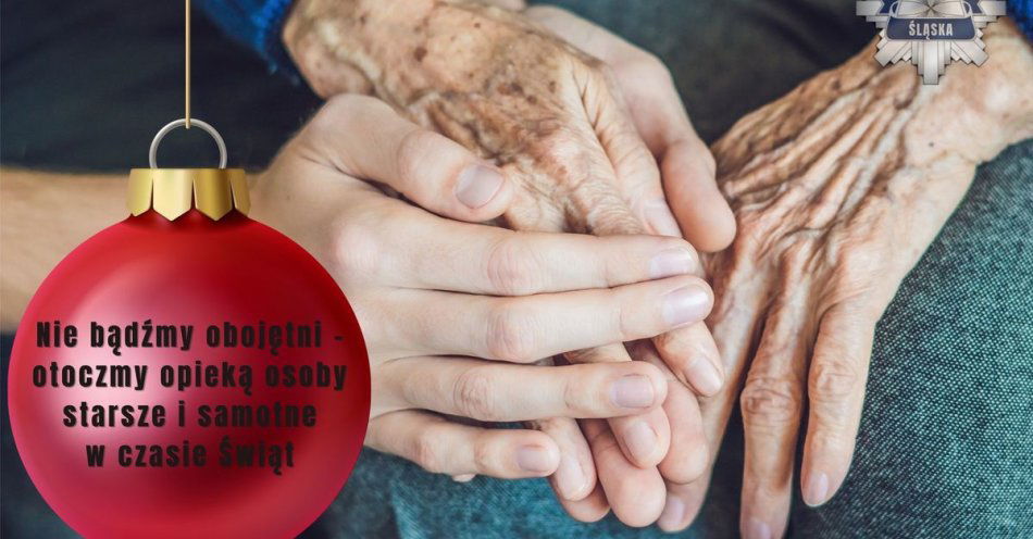 zdjęcie: Otoczmy opieką starszych i samotnych w święta / fot. KMP w Jastrzębiu Zdroju