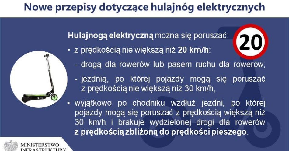zdjęcie: Hulajnoga elektryczna i przepisy / fot. KPP w Działdowie