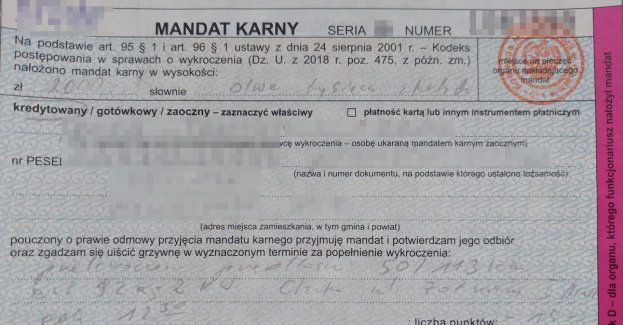 Niedługo cieszył się prawem jazdy