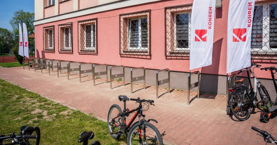 zdjęcie: Rowerem do szkoły? Dzięki Konrem S.A. teraz to możliwe! / fot. nadesłane