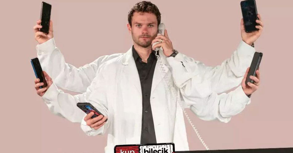 zdjęcie: Komedia na 1 aktora i 4 telefony / kupbilecik24.pl / Komedia na 1 aktora i 4 telefony