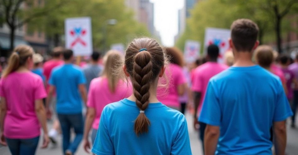zdjęcie: Kolorowy Marsz Autyzmu przeszedł przez Grójec / Uczestnicy Marszu Autyzmu w Grójcu /TMAI