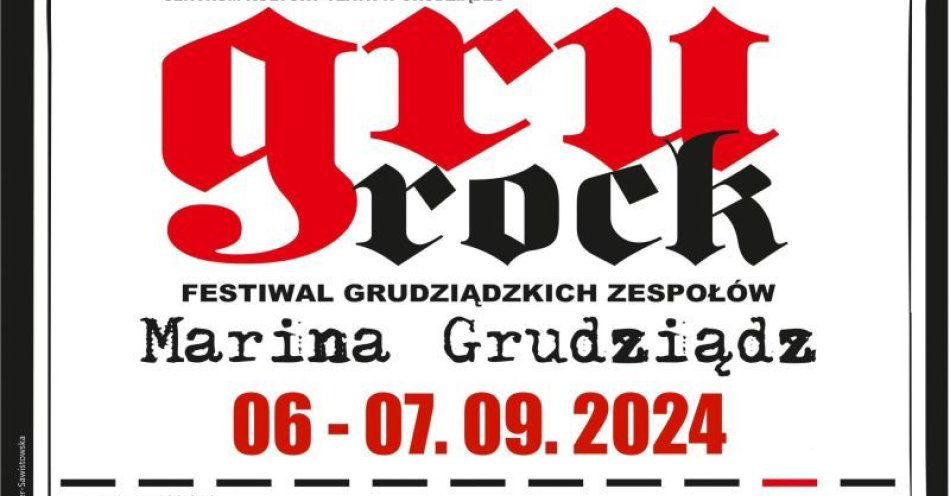 zdjęcie: GruRock Festiwal 2024 / fot. UM Grudziądz