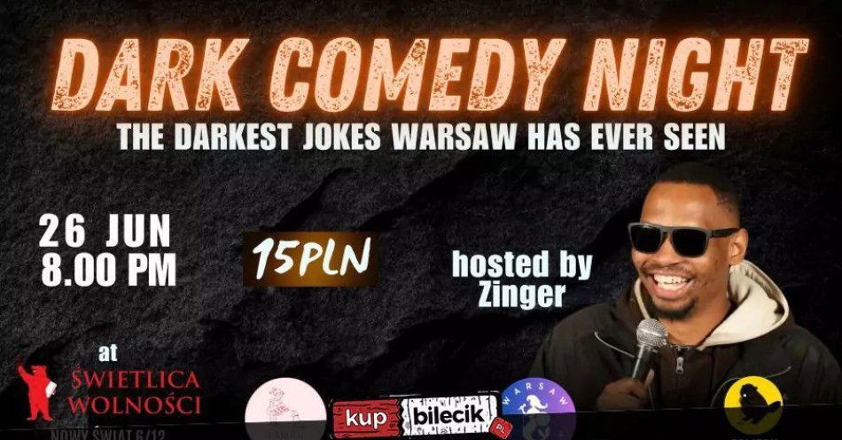 zdjęcie: Dark Comedy Night / kupbilecik24.pl / Dark Comedy Night