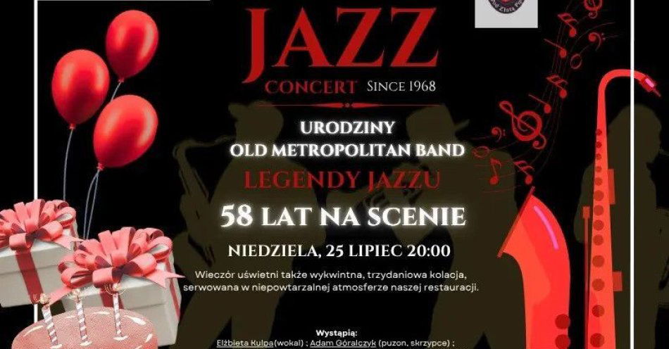 zdjęcie: Jubileusz 58-lecia - Old Metropolitan Band / kupbilecik24.pl / Jubileusz 58-lecia - Old Metropolitan Band