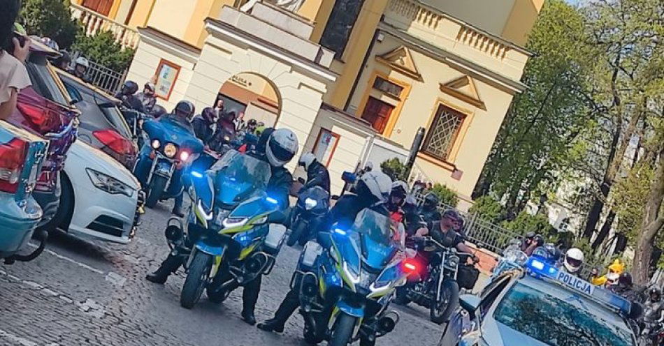 zdjęcie: Rozpoczęcie wiosny motocyklowej w Radomiu / fot. KMP w Radomiu