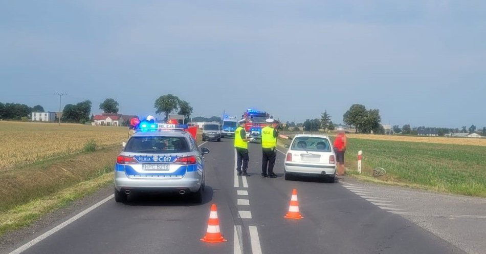 zdjęcie: Wypadek ze skutkiem śmiertelnym / fot. KPP Inowrocław